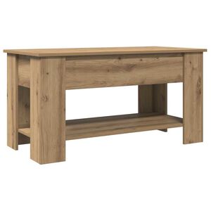 vidaXL Couchtisch Artisan-Eiche 101x49x52 cm Holzwerkstoff