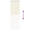 vidaXL Verdunkelungsrollo Cremewei&szlig; 40x130cm Stoffbreite 35,7 cm