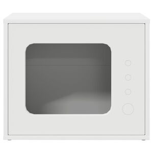 vidaXL Katzenhaus Wei&szlig; 51 x 30 x 42 cm Holzwerkstoff