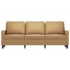 vidaXL 3-Sitzer-Sofa Braun 180 cm Samt