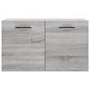 vidaXL Wandschrank Grau Sonoma 60x36,5x35 cm Holzwerkstoff