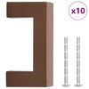 vidaXL M&ouml;belgriffe 10 Stk. Bronzen 64 mm Edelstahl