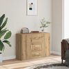 vidaXL Sideboard Artisan-Eiche 90x29,5x65 cm Holzwerkstoff