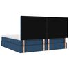 vidaXL Bett mit Stauraum und LED mit LED Blau 200 x 200 cm Polyester