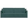vidaXL Boden-Sofa-Bett 200cm Dunkelgr&uuml;n Samt