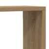 vidaXL Wandregal 2 pcs Artisan-Eiche 80 x 15 x 26 cm Holzwerkstoff