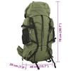 vidaXL Wanderrucksack Armeegr&uuml;n 80 L Oxford-Gewebe