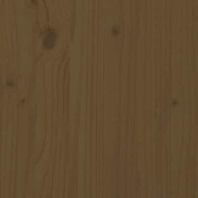 vidaXL Massivholzbett Honigbraun Kiefer 120x190 cm