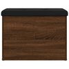 vidaXL Sitzbank mit Stauraum Braun Eiche 62x42x45 cm Holzwerkstoff