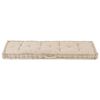 vidaXL Palettenkissen Baumwolle 120×40×7 cm Beige
