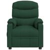 vidaXL Relaxsessel Elektrisch Dunkelgr&uuml;n Stoff