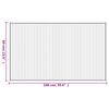 vidaXL Teppich Rechteckig Dunkelbraun 60x300 cm Bambus
