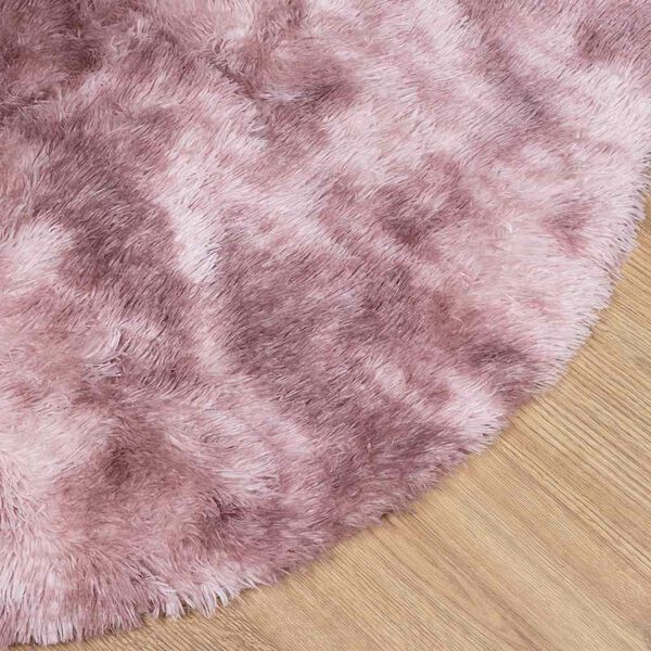 vidaXL Teppich Shaggy Hochflor NAVARRA Altrosa 240x240 cm Polyester