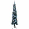 vidaXL K&uuml;nstlicher Weihnachtsbaum mit 300 LEDs mit St&auml;nder Gr&uuml;n 180 cm