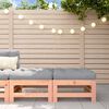 vidaXL Gartenhocker mit Kissen 2 Stk. Massivholz Douglasie