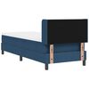vidaXL Boxspringbett mit Matratze Blau 200 x 80 cm Polyester