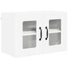 vidaXL Wandglas-Schrank PORTO Wei&szlig; 60 x 31 x 40 cm Holzwerkstoff