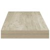 vidaXL Schwebende Wandregale 4 Stk. Eichefarben 60x23,5x3,8cm MDF