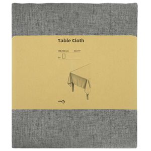 vidaXL Tischdecke 5 stk. Rechteckig Hellgrau 140 x 180 cm