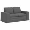 vidaXL Sofa Set 2 pcs Dunkelgrau 182 x 80 x 82 cm Stoff