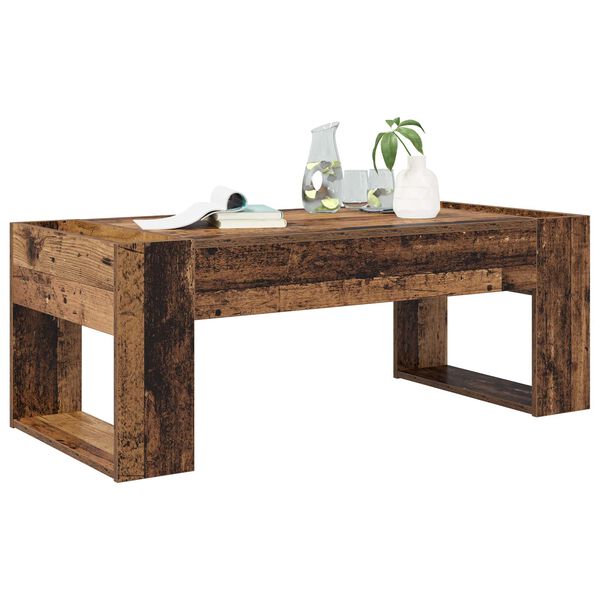 vidaXL Couchtisch Altholz 110 x 50 x 41 cm Holzwerkstoff