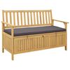 vidaXL Sitzbank mit Stauraum mit Kissen mit Speicher mit T&uuml;r