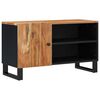 vidaXL TV-Schrank 80x33x46 cm Massivholz Akazie & Holzwerkstoff