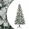 vidaXL K&uuml;nstlicher Weihnachtsbaum mit Weihnachtskugel 120 cm 150 LEDs