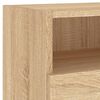 vidaXL TV-Wandschr&auml;nke 2 Stk. Sonoma-Eiche 80x30x30 cm Holzwerkstoff