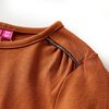 Kinder-Langarmshirt Cognac 140