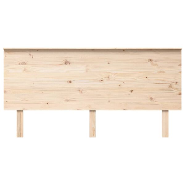 vidaXL Bett-Kopfteil 164x6x82,5 cm Massivholz Kiefer