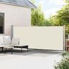 vidaXL Seitenmarkise Ausziehbar 600x160 cm Creme