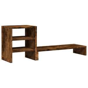 vidaXL Monitorst&auml;nder mit Schreibtisch-Organizer R&auml;uchereiche