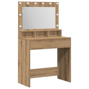 vidaXL Schminktisch Artisan-Eiche 75,5 x 41 x 135 cm Holzwerkstoff