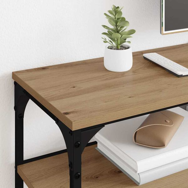 vidaXL TV-Schr&auml;nk Artisan-Eiche 160 x 30 x 50 cm Verbundholz und Eisen