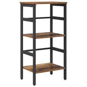 vidaXL B&uuml;cherregal 2 Ebenen 40 x 29,5 x 81 cm Holzwerkstoff Altholz
