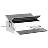 vidaXL H&uuml;hnertretfeeder Silber 75 x 53 x 20,5 cm 10 kg