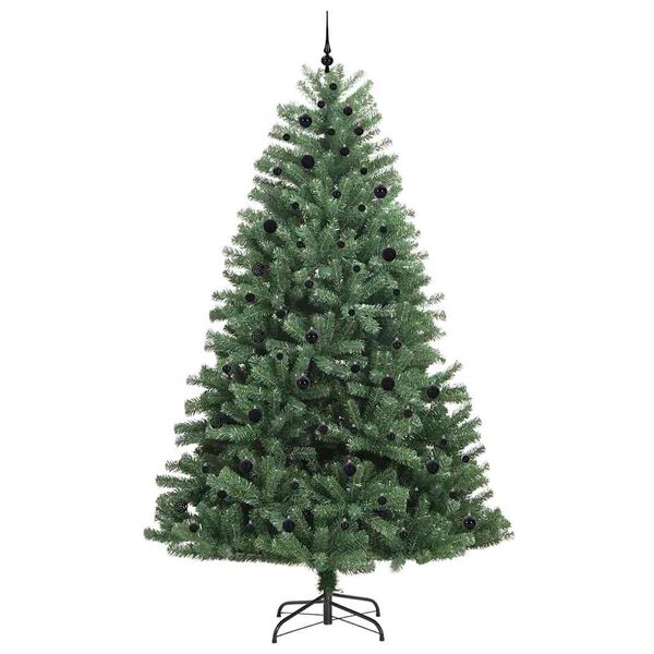 vidaXL K&uuml;nstlicher klappbarer Weihnachtsbaum mit 300 LEDs Gr&uuml;n 270 cm