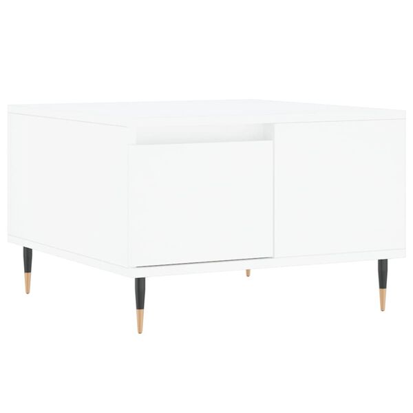 vidaXL Couchtisch Wei&szlig; 55x55x36,5 cm Holzwerkstoff