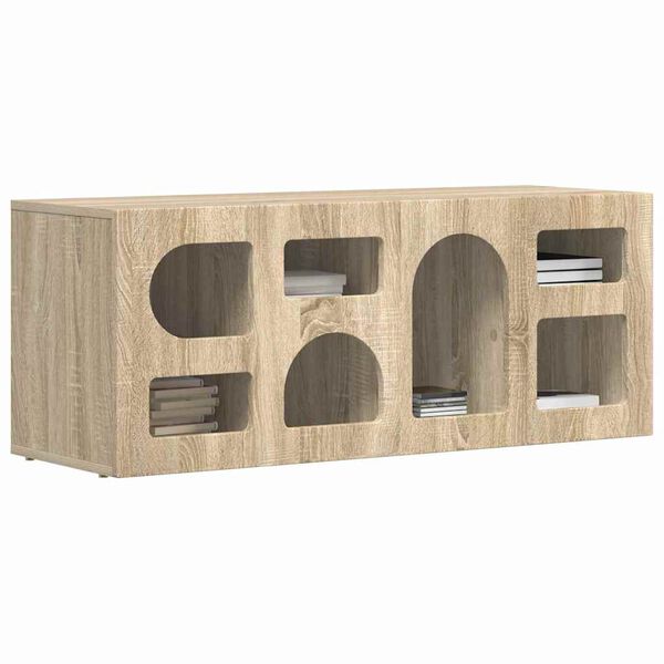 vidaXL TV-Schr&auml;nk Sonoma-Eiche 100 x 35 x 40 cm Holzwerkstoff