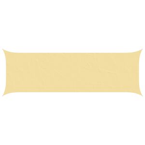 vidaXL Sonnensegel Sand 6 x 2 m 100 % Polyester Oxford