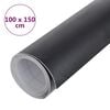 vidaXL Autofolie Matt Schwarz 100x150 cm