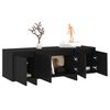 vidaXL TV-Schrank Schwarz 120x30x40,5 cm Holzwerkstoff