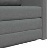 vidaXL Schlafsofa 110cm Dunkelgrau Stoff