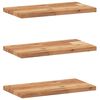 vidaXL Schweberegale 3 Stk. 60x20x2 cm Massivholz Akazie &Ouml;lbehandelt