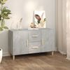 vidaXL Sideboard Betongrau 100x36x60 cm Holzwerkstoff