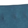 vidaXL Chesterfield Bank Blau 112 x 65,5 x 75 cm Samt