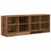 vidaXL Bettschrank 2 pcs Altholz 66 x 33 x 48 cm Holzwerkstoff