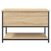 vidaXL Sitzbank mit Stauraum Sonoma-Eiche 70x42,5x47 cm Holzwerkstoff