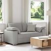 vidaXL Sofa 120cm Wolkengrau Stoff